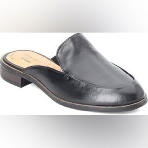 Collection by Clarks black leather mules size 9.5